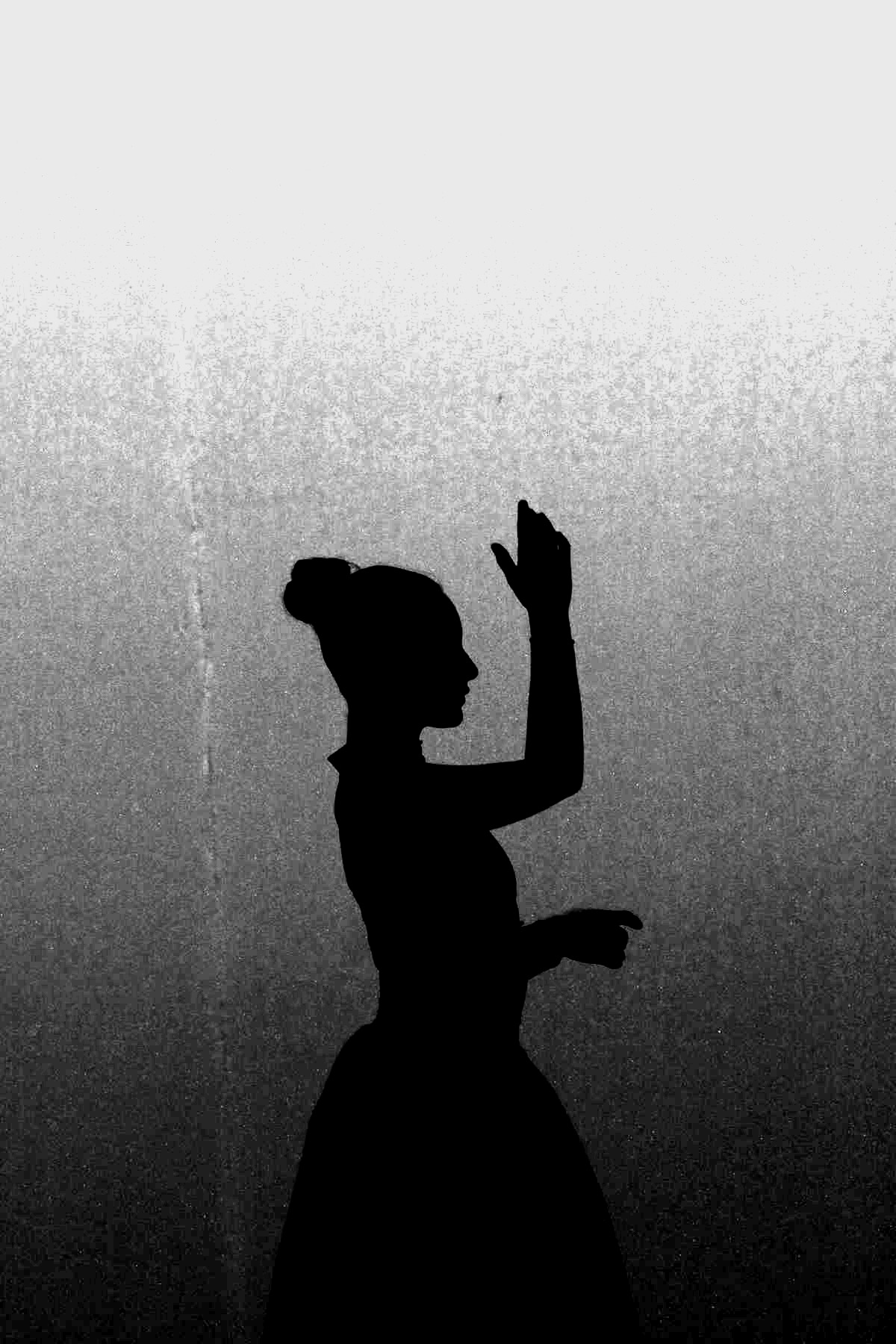 Woman in movement, somatic work